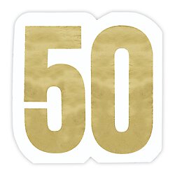 Slant "50" Jumbo Shaped Napkins