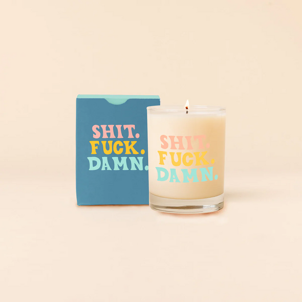 Talking Out Of Turn "Sh*t. F*ck. D*mn." Candle