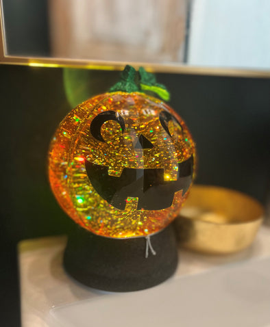 Pumpkin Light Up Globe