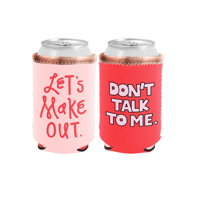 Let's Make Out Reversible Can Cooler