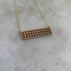 Mimosa Grid Necklace