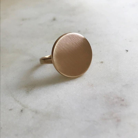 Mimosa Minimal Circle Ring | Mimosa Handcrafted | Wanderlust By Abby