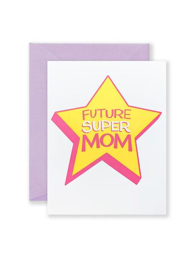 Future Super Mom Greeting Card