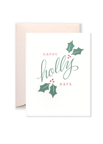 Happy Holly Days Card