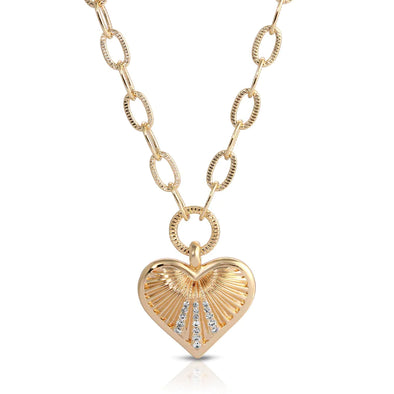 Leeada Venus Heart Chain Necklace