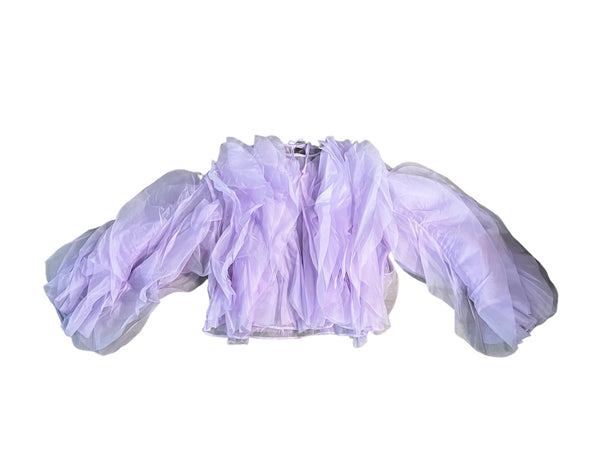 Beulah Lavender Tulle Poof Top