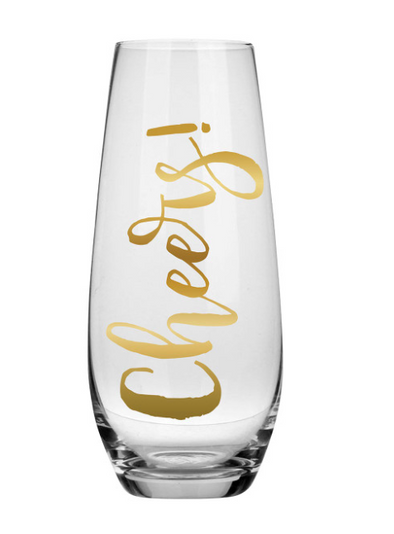 Cheers Champagne Glass