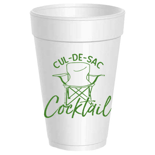 Cul-De-Sac Cocktail Styrofoam Cup