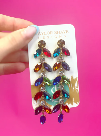 Taylor Shaye Gina Diamond Drop Earrings