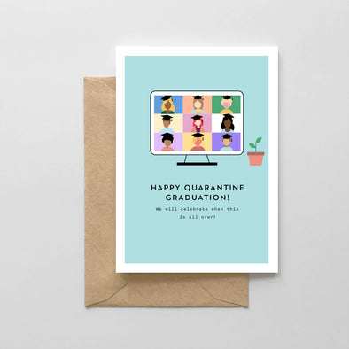 "Happy Quarantine Graduation" Card