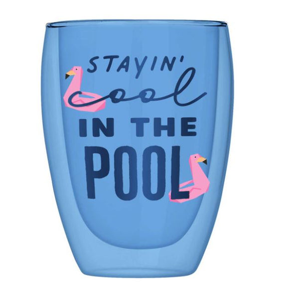Cool In the Pool Stemless Glass